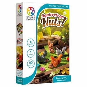 Squirrels Go Nuts Puzzle Game - Green and Brown